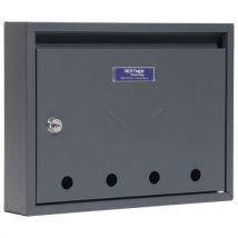 Skrzynka pocztowa Rottner Imola, antracyt Manutan