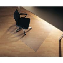 Podkładka ochronna pod krzesło Ecogrip, do podłóg twardych, PC, 90 × 120 cm, Manutan
