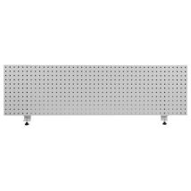 Panel warsztatowy - organizer na narzędzia, 45,6 x 168,1 cm, szary, metalowy, 8 kg
