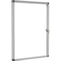 Gablota magnetyczna Alcor Grey, jednoskrzydłowa, 4 x A4 Manutan