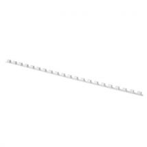 Grzbiety do bindowania OFFICE PRODUCTS, A4, 6mm (25 kartek), 100 szt., białe Manutan