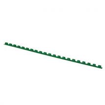 Grzbiety do bindowania OFFICE PRODUCTS, A4, 6mm (25 kartek), 100 szt.,zielone, Manutan
