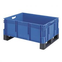 Bito Plastikowa skrzynka transportowa z płozami, 121 l, Manutan