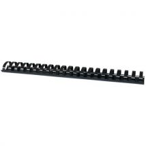 Grzbiety do bindowania OFFICE PRODUCTS, A4, 32mm (300 kartek), 50 szt., czarne, Manutan