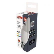 Emos Inteligentna żarówka LED GoSmart świeczka, E14, 4,8 W (40 W), 470 lm, RGB, ściemnialna, Wi-Fi, Manutan