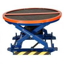 Automatyczny stół podnośnikowy Kraus na palety, do 2000 kg, blat 111 x 111 cm, Manutan