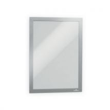 Durable Ramka informacyjna DURAFRAME A4, samoprzylepne, 2 szt., srebrna, Manutan