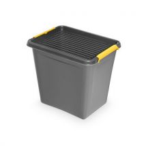 Pojemnik do przechowywania ORPLAST, Solidstore box, 30l, szary, Manutan
