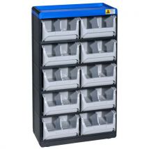 Allit Organizer plastikowy VarioPlus Pro 53/20, 10 szuflad, Manutan