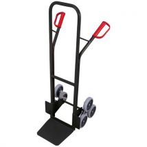 Variofit Drabina schodowa RU252, do 200 kg, szara, Manutan