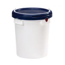 Curtec Okrągły plastikowy kontener Click Pack, 20 l, Manutan