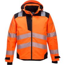Portwest Kurtka wodoodporna i oddychająca PW3 Extreme, czarny/pomarańczowy, rozm. XXL Manutan