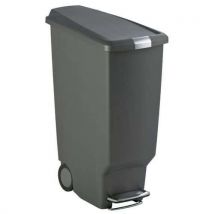 Simplehuman Kosz na śmieci Slim Step Can 40 l szary, Manutan