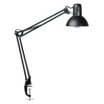 Lampka LED na biurko MAULstudy, 10W, mocowana zaciskiem, czarna, Manutan