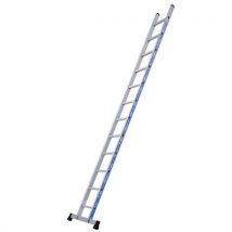 Aluminiowa drabina wysuwana Platinum Single Tubesca-Comabi, 12 szczebli Manutan