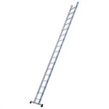 Aluminiowa drabina wysuwana Platinum Single Tubesca-Comabi, 17 szczebli Manutan
