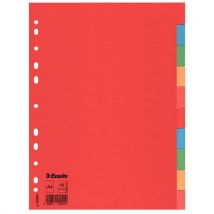Esselte Przekładka kolorowa, 10 szt., 12 sekcji, Manutan