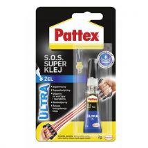 Klej SUPER POWER ŻEL PATTEX S.O.S., 2g, Manutan