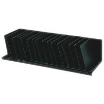 Paperflow Organizer na papier, 15 przegródek, czarny, Manutan