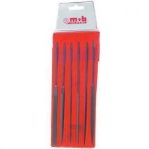 MOB Zestaw pilników igłowych Mob, 140 mm, 6 szt, Manutan