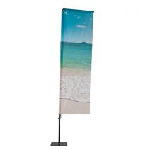 Flaga prostokątna aluminiowa 240cm,