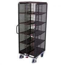 Variofit Wózek na dokumenty do 500 kg, 69 x 86 x 201,5 cm, szary Manutan