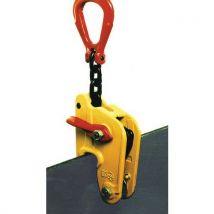 Zacisk automatyczny do blachy Tractel, siła zacisku 4500 kg, rozwartość 80–120 mm, Manutan