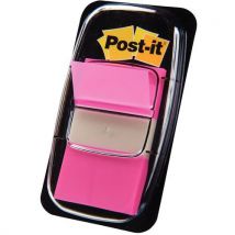 Zakładki samoprzylepne typu Post-it w kolorze różowym, Manutan
