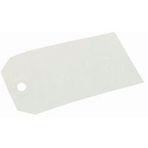 Zawieszka papierowa, 51 x 100 mm, biała, 1000 szt Manutan