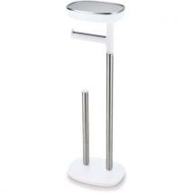 Joseph Joseph Uchwyt na papier toaletowy EasyStore Butler Plus – srebrny, Manutan