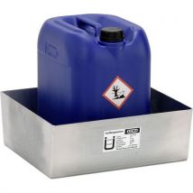 Metalowa wanna wychwytowa Cemo Q30, 30 l, Manutan