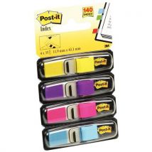 Blok samoprzylepny Post-it, 4 x 35 szt., mix kolorów, Manutan
