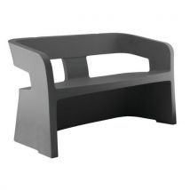 Sokoa Sofa plastikowa Karla, antracyt, Manutan