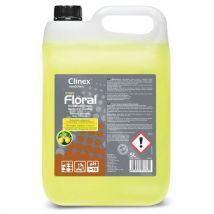 Uniwersalny płyn CLINEX Floral Citro 5L 77-897, do mycia podłóg, Manutan