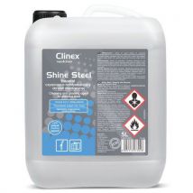 Preparat czyszcząco-nabłyszczający CLINEX Shine Steel 5L 77-500, do stali nierdzewnej, Manutan