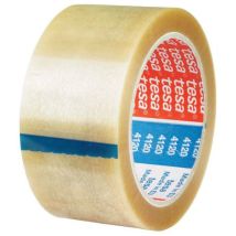 Taśma klejąca PVC Tesa, 100 m, 50 mm, przezroczysta Manutan