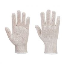 Portwest Rękawice String Knit Liner Glove (288 par), biały, rozm.L, Manutan