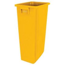 Kosz plastikowy Probbax na odpady segregowane, 80 l, żółty,