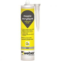 Weber Saint Gobain Uszczelniacz akrylowy Weberseal, uniwersalny, 300 ml, szary, Manutan