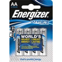 Bateria ENERGIZER Ultimate Lithium, AA, L91, 1,5V, 4szt., Manutan