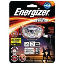 Latarka czołowa ENERGIZER Headlight 6 Led + 3szt. baterii AAA, czarna Manutan
