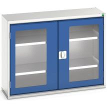 Bott - Szafka warsztatowa Verso 80x105x35cm - 2 półki, stal, szaro-niebieska, 1000kg obciążenia