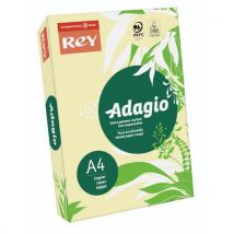 Rey Papier kolorowy Adagio, 500 ark., A4, jasnożółty, Manutan