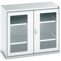 Bott - Szafka warsztatowa Verso - 90x105x55 cm, 2 półki, stal, szaro-szara, 1000 kg obciążenia