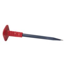 TopTrade TOPTRADE przecinak ślusarski, płaski, z podgumowaną rączką, 250 mm Manutan
