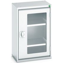 Bott - Szafka warsztatowa Verso - 80x52,5x35 cm, 2 półki, stal, szaro-szara