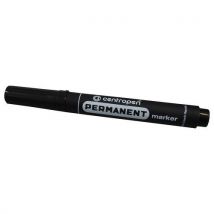 Centropen CENTROPEN marker permanentny, 8566/1, ślad 2,5 mm, zestaw 10 szt., czarny Manutan