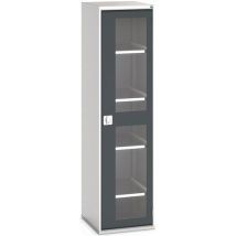Bott - Szafka warsztatowa Verso - 200x52,5x55 cm, 4 półki, stal, szaro-antracyt