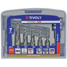 Tivoly Zestaw wiertarek udarowych Tivoli HSS z serii Shock, Manutan
