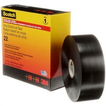 Taśma elektroizolacyjna PCV 3M Scotch 22 o szerokości 38 mm Manutan